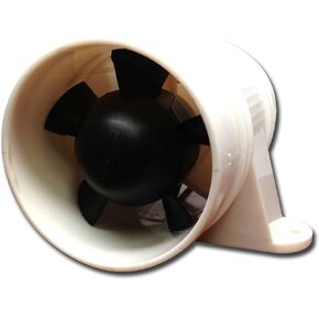 MARINE HIGH PERFORMANCE WHITE TURBO IN LINE BILGE BLOWER 3" DIAMETER 12V by PactradeMarine