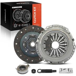 A-Premium Transmission Clutch Kit Set Compatible with Toyota Corolla 1993-2008, Matrix 2003-2008, Yaris 2007-2014, Echo 2000-2005, Celica, MR2 Spyder & Scion xB, xD, xA & Chevrolet Prizm & Geo Prizm