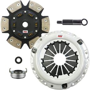 ClutchMaxPRO Performance Stage 4 Clutch Kit Compatible with 1994-2001 Acura Integra 1999-2000 Honda Civic Si 1994-1997 Civic Del Sol VTEC 1997-2001 CR-V B16 B18 B20 (CP08026HDC-ST4)