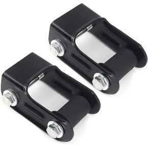Rear Leaf Spring Shackle Kit Replacement for S10 Blazer GMC Jimmy Sonoma Oldsmobile Bravada Selected Model Replaces 15665302 722-028 (2Kits Pack)