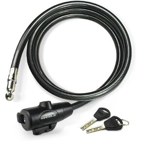 MARQUE Bike Lock with Key – 3/8" (4Ft, 7Ft, 15Ft, 25Ft) Straight Cable Locks with Keys, Anti-Theft Security Cable for Bicycles, Scooters, Kayaks, Paddle Boards, Gates