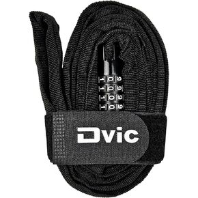 أقفال الدراجة DVIC شديدة التحمل ومضادة للسرقة من الألياف الخفيفة للغاية حاصلة على براءة اختراع كورية، كابل أمان للدراجات 39.4 بوصة (100 سم) in Kuwait