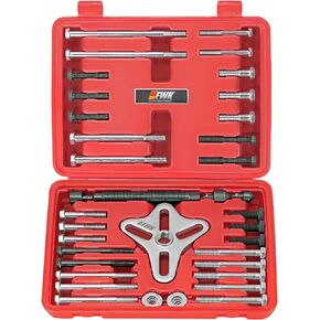 EWK 53 Pcs Harmonic Balancer Puller Set, Steering Wheel Puller, Crankshaft Pulley & Gear Puller, Flywheel Removal Tool
