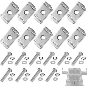 20pcs Screws Kit for Rhino-Rack Pioneer Rotopax, M6 304 Stainless Steel Machine Screws for Rhino Rack Pioneer Rotopax Screws Nut Kit Machine Screws Accessories for Car Bracket 43203 (25mm)