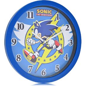 ساعة حائط للأطفال من Accutime Sonic the Hedgehog - ساعة تناظرية مقاس 12 بوصة للأطفال، ساعة ملونة تعمل بالبطارية - ساعة أطفال لاسلكية، الفصول الدراسية الحديثة وساعة المدرسة - متعة ووقت سحري للأطفال in Saudi Arabia