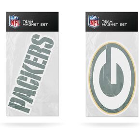 Rico Industries NFL Unisex-Adult 2-Pack Die Cut Team Logo Magnet Set