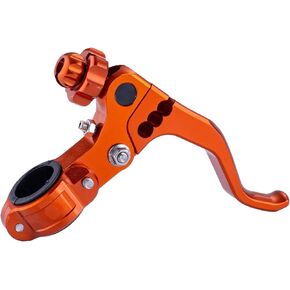 PRO CAKEN 7/8‘’ 22mm Universal Motorcycle CNC Short Stunt Clutch Lever Aluminum Alloy Clutch Handlebar Compatible with Most Motorcycles Dirt Bike-Black