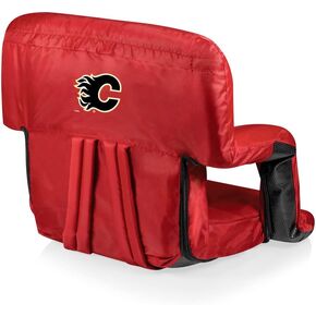 PICNIC TIME NHL Ventura Reclining Stadium Seat with Back Support - Bleacher Seat - Beach Floor Chair