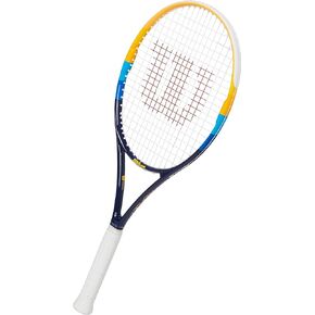Wilson Profile Adult Recreational Tennis Racket - Blue/Orange