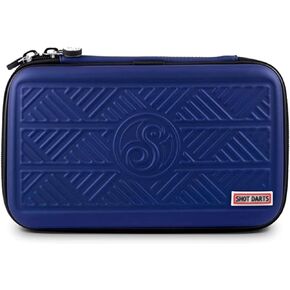 Shot! Darts Tactical Dart Case (23X18 cm), Contains 4 Sets of Darts, 6 Soft or Steel Tip Darts, Zipped Pockets, Handcrafted Professional Dart Set & Case Made in New Zealand, Available in Black Color