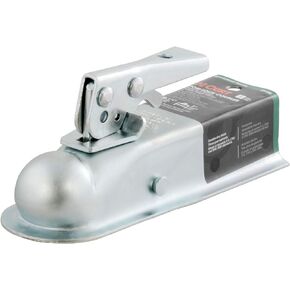 CURT 25128 Straight Tongue Trailer Coupler for 2-Inch Channel, 1-7/8-In Hitch Ball, 2,000 lbs