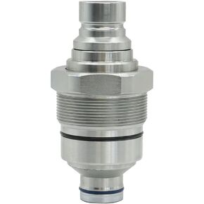 Nakkaa 7246799 Hydraulic Male Flat Face Quick Connect Coupler AT406474 Compatible with J-Deere 318E 319E 320E 323E Bob-c-at 753 763 773 863 864 883 A220 A300 A770 S130 S150 S160 T140 T180 T190
