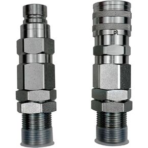 Hydraulic Quick-Connect Coupler Replacement for AT312877 KV13884 Fit for John Deere 332 326D 280 332D 325 333D 270 328 328D 260