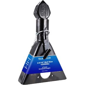 2" 7000lbs Heavy Duty A-Frame Weld-On Trailer Coupler Black (2" 7000Lbs)