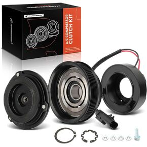 A-Premium A/C Compressor Clutch Compatible with Dodge Charger, Challenger, Magnum & Chrysler 300 & Jeep Grand Cherokee, 5.7L 6.1L