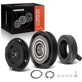 A-Premium A/C Compressor Clutch Compatible with Honda Accord 2003-2007, Odyssey 2005-2007, Pilot, Ridgeline & Acura MDX, TL