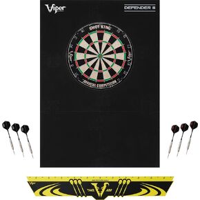 Viper Defender III Backboard & Sisal/Bristle Steel Tip Dartboard Bundle