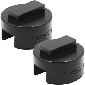 Universal Jack Pad for BMW and Mini, Slotted Rubber Jack Pad Square Polyurethane Jack Pad Frame Rail Protector Adapter for Jack Stand Jack Block (2 Pack)