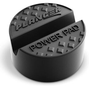 PLANGER® - Power PAD Flat - Premium Rubber Jack Pad for Trolley Jack, Vehicle Lift and Axle Stand - Universal Usage - Protects Your Car, SUV and Vehicles with Pinch Weld Sill - Perfect for car Tuning