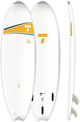لوح ركوب الأمواج TAHE 5'10 Fish Dura-Tec Performance، أصفر in Saudi Arabia