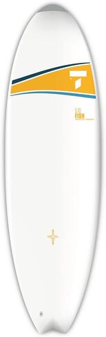 لوح ركوب الأمواج TAHE 5'10 Fish Dura-Tec Performance، أصفر in Saudi Arabia