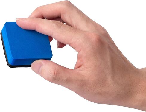 Dry Erase Erasers, Eeoyu 18 Pack Magnetic Whiteboard Dry Erasers Chalkboard Cleaner Wiper for Kids and Classroom Teacher Supplies Home and Office, 5 Colors in Kuwait