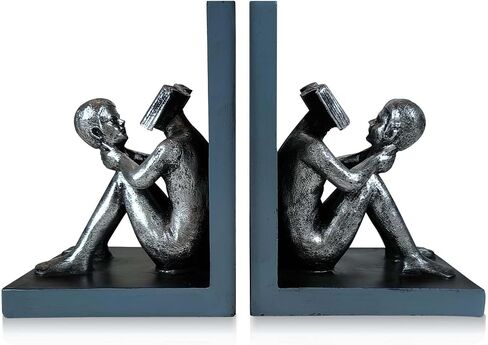 LIFFY Hands Decorative Book Ends,Unique Heavy Duty Bookends for Shelves Decorative,Resin Non Skid Book Holder Stopper for Home,Office,Living Room,Bedroom in Saudi Arabia
