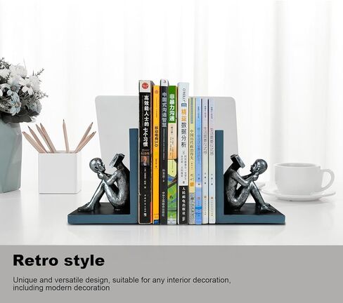 LIFFY Hands Decorative Book Ends,Unique Heavy Duty Bookends for Shelves Decorative,Resin Non Skid Book Holder Stopper for Home,Office,Living Room,Bedroom in Saudi Arabia