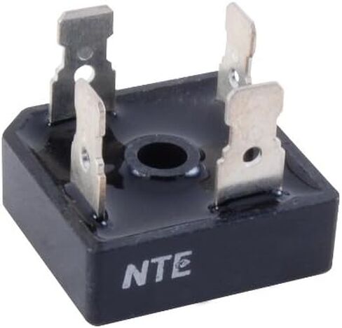 NTE Electronics NTE5340 Silicon Bridge Rectifier, Single Phase, 40 Amps Average Forward Current, 200V Peak Reverse Voltage in Saudi Arabia