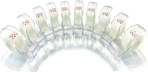 شريط مكتب شفاف من WELSTIK مع موزع، 10 عبوات من شريط شفاف غير لامع وموزعات قابلة لإعادة الملء، 3/4 بوصة × 27 ياردة لكل لفة in Saudi Arabia