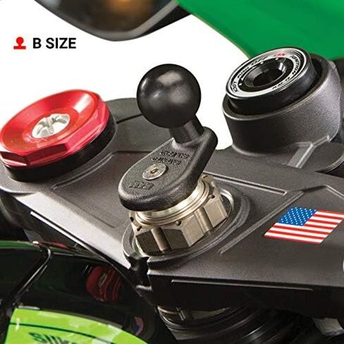 RAM يتصاعد دراجة نارية شوكة الجذعية الكرة قاعدة RAM-B-342U مع حجم B 1 "الكرة للسيقان 12 مللي متر إلى 38 مللي متر في القطر in Kuwait