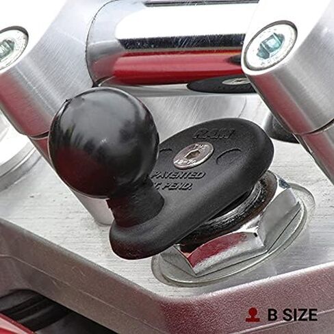 RAM يتصاعد دراجة نارية شوكة الجذعية الكرة قاعدة RAM-B-342U مع حجم B 1 "الكرة للسيقان 12 مللي متر إلى 38 مللي متر في القطر in Kuwait