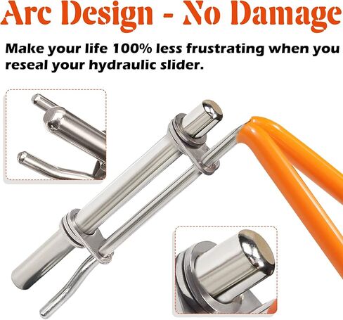 أداة تركيب الختم الهيدروليكي مع حقيبة تخزين - 3 قطع من أدوات تثبيت قضيب المكبس الأسطواني الهيدروليكي، طقم ملفوف ختم U-Cup مع S M L in Kuwait