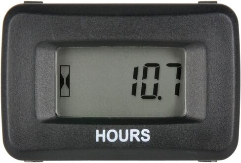 مجموعة عداد ساعات LCD رقمية من Runleader، تيار متردد/تيار مستمر 5 فولت إلى 277 فولت، تستخدم لمولد جزازة العشب ZTR وجرار وعربة الجولف وغسيل السيارات وضاغط محرك ATV البحري والمعدات التي تعمل بالغاز (1) in Kuwait