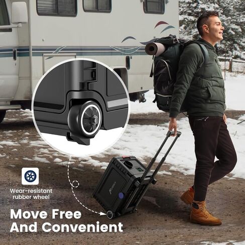 سخان ديزل hcalory 8 كيلو وات، سخان هواء ديزل محمول الكل في واحد 110 فولت تيار متردد و12 فولت 24 فولت تيار مستمر، سخان انتظار مع تحكم بلوتوث وشاشة LCD، يدعم خزان الوقود 5 لتر للسيارة والشاحنة والقارب والمركبات الترفيهية والمعسكرات in Kuwait