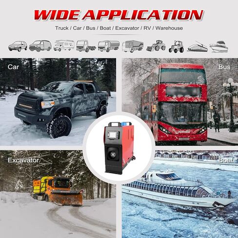 12V 8000W Diesel Air Heater All in One Parking Heater Diesel Heater, w Remote Control/LCD Monitor for Trucks, Boats, Buses, Motorhome in Saudi Arabia