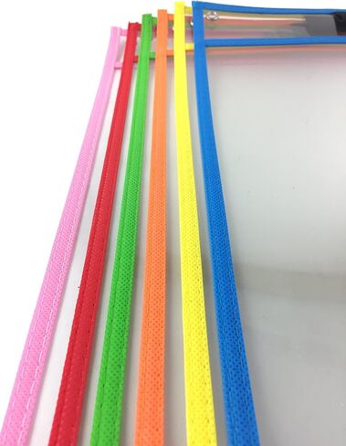 أكمام جيب قابلة للمسح الجاف، ألوان متنوعة (60 قطعة) in Kuwait