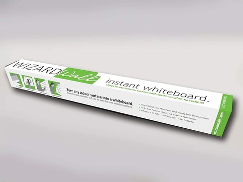 Wizard Wall® Instant Whiteboard, Repositionable Dry Erase Surface, 27.5" x 40’ Roll in Saudi Arabia