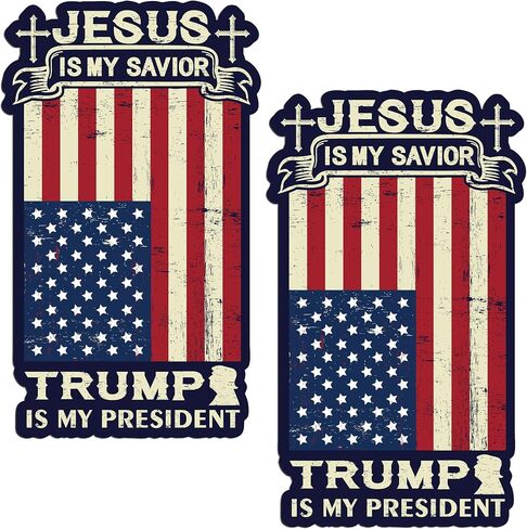 Trump Stickers and Decals(2 Pack), Trump Pissing on Biden Harris Bumper Sticker, Trump 2024 Funny Vinyl Stickers for Car, Truck, House, Windows, Laptop, Great Gift for Any Patriot in Saudi Arabia