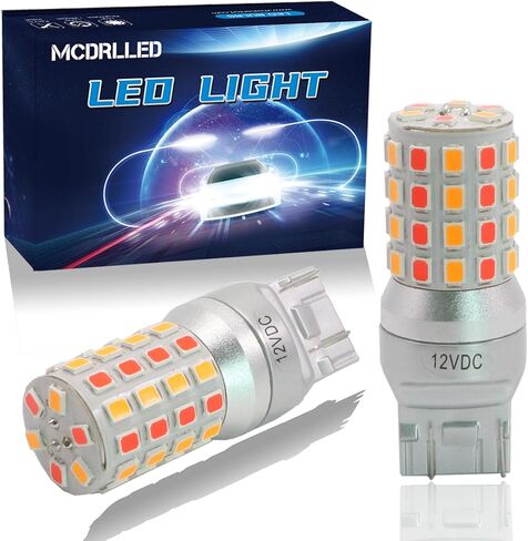 mcdrlled فائقة السطوع 10-30 فولت T20 7440 7443 لمبة LED، مصابيح خلفية احتياطية، 7441 W21w 7440ll 7443ll استبدال المصابيح الوامضة، 6000 كيلو زينون أبيض in Kuwait
