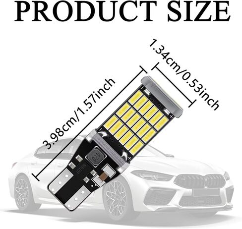 4 PCS Super Bright 921 LED Reverse Lights, Error Free 45SMD-4014 Chipsets, 921 912 906 W16W T15 LED Bulbs for Car Truck Backup Reverse Ligh (Blue) in Saudi Arabia