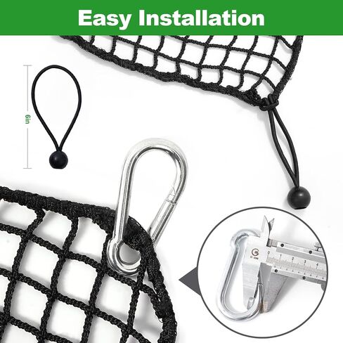 شبكة جولف قوية من QORD QREW مضمونة لشبك الجولف في الفناء الخلفي لقيادة الجولف في الأماكن المغلقة والخارجية، شبكة تدريب جولف متينة معززة 10x10أقدام/10x15أقدام/10x20أقدام/15x15أقدام in Kuwait