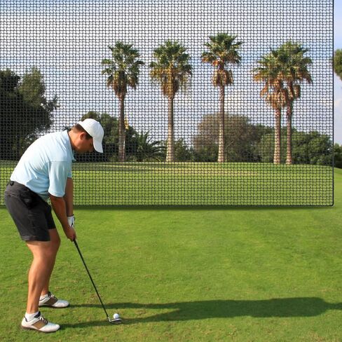 شبكة تدريب الجولف، شبكات جولف بوليستر شديدة التحمل للقيادة في الفناء الخلفي، شبكة ضرب جولف قابلة للتمدد ومضادة للتمزق، مقاومة للطقس والأشعة فوق البنفسجية، شبكة حواجز رياضية متعددة الاستخدامات 10 * 10 أقدام / 10 * 15 قدم in Kuwait