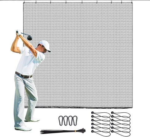 شبكة تدريب الجولف، شبكات جولف بوليستر شديدة التحمل للقيادة في الفناء الخلفي، شبكة ضرب جولف قابلة للتمدد ومضادة للتمزق، مقاومة للطقس والأشعة فوق البنفسجية، شبكة حواجز رياضية متعددة الاستخدامات 10 * 10 أقدام / 10 * 15 قدم in Kuwait