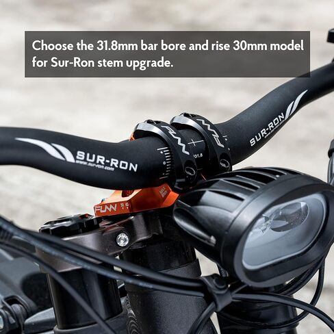 Funn RSX Mountain Bike جذع دراجة مثبت مباشرة مع مشبك شريط 31.8 مم، قطعتين تصميم منفصل خفيف الوزن لشوك التاج المزدوج، امتداد قابل للتعديل 45-50 مم in Saudi Arabia