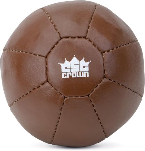 كرة طبية ثقيلة من الجلد الناعم الملمس من Crown Sporting Goods للياقة البدنية الأساسية والمقاومة وتدريبات القوة وتكييف التمارين in Saudi Arabia
