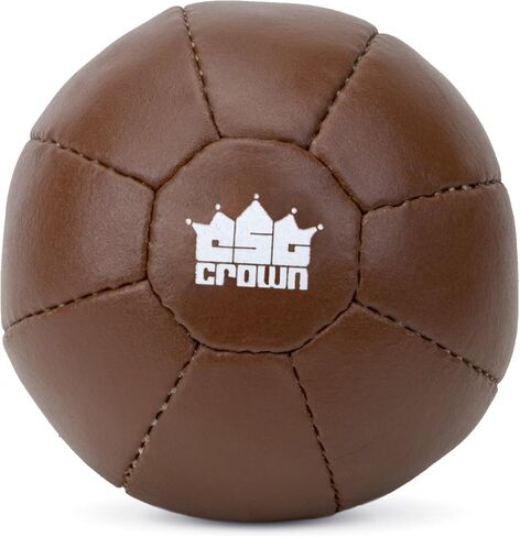 كرة طبية ثقيلة من الجلد الناعم الملمس من Crown Sporting Goods للياقة البدنية الأساسية والمقاومة وتدريبات القوة وتكييف التمارين in Kuwait