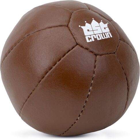 كرة طبية ثقيلة من الجلد الناعم الملمس من Crown Sporting Goods للياقة البدنية الأساسية والمقاومة وتدريبات القوة وتكييف التمارين in Kuwait