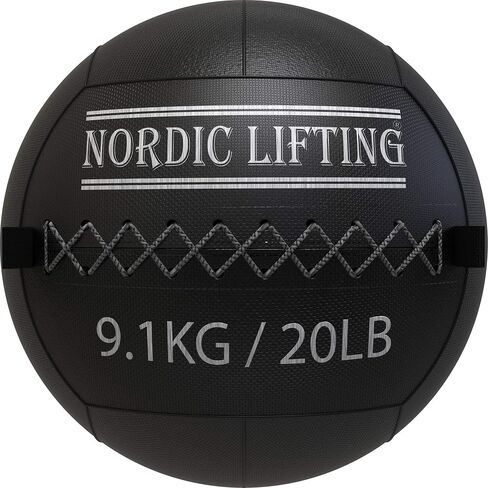 كرة حائط لرفع الأوزان من Nordic لتمارين كروس فيت واللياقة البدنية - كرة طبية لصالة الألعاب الرياضية وتدريبات القوة in Kuwait