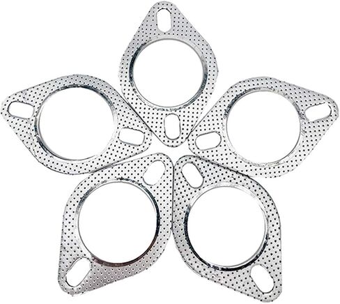 2-Bolt Exhaust Flange Gasket Turbo/Manifold/Header Down/Dump Pipe Flange, High Temperature Graphite for Headers, Catback, Axleback, MLSG High Temp Exhaust Gasket (5-Pack) (2-7/16" (62mm) in Saudi Arabia